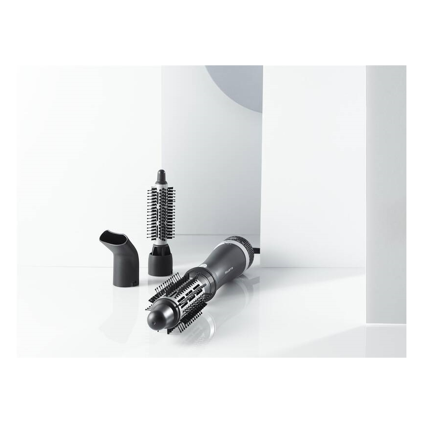 Rowenta - Brosse à air chaud EXPRESS STYLE 900W/230V noir/argent