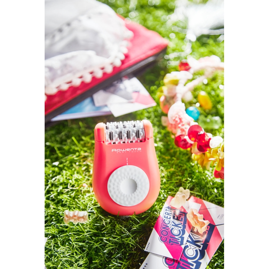 Rowenta - Epilatore EASY TOUCH 230V rosa