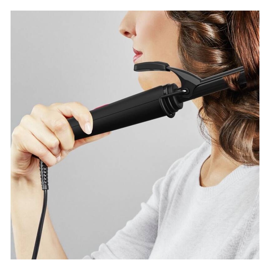 Rowenta - Fer à boucler CURLING TONG BASIC 25W/230V noir