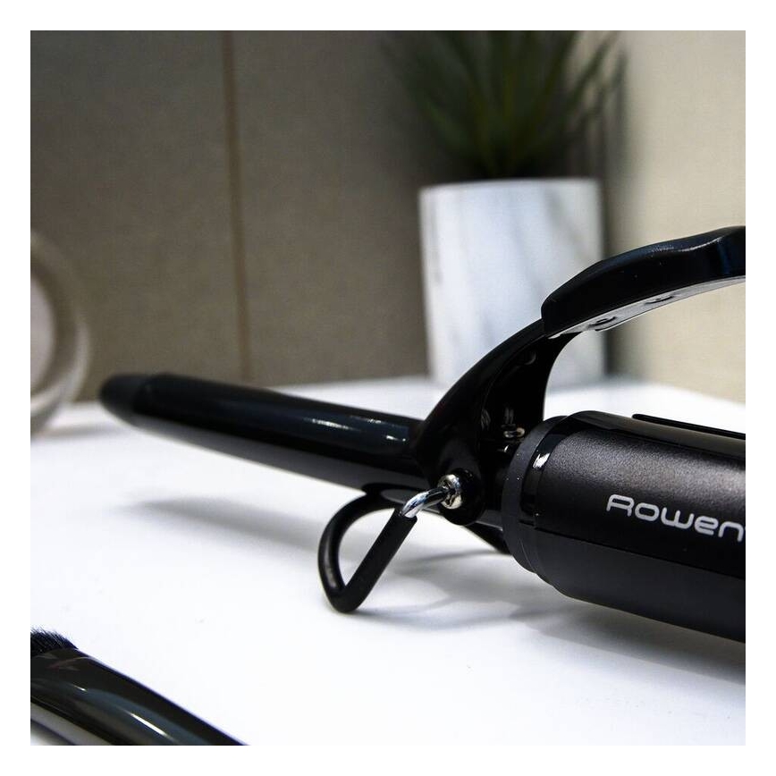 Rowenta - Fer à boucler CURLING TONG BASIC 25W/230V noir
