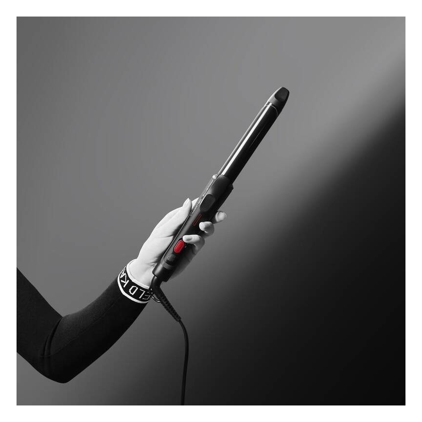 Rowenta - Fer à boucler KARL LAGERFELD 47W/230V noir