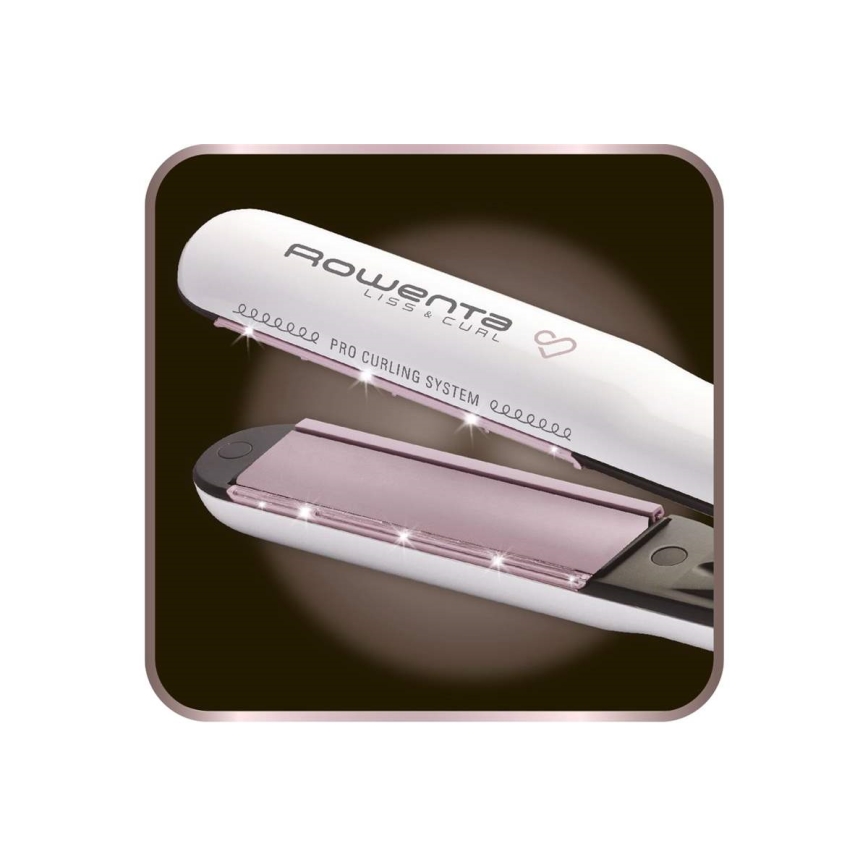 Rowenta - Piastra per capelli 2 in 1 PREMIUM CARE LISS&CURL