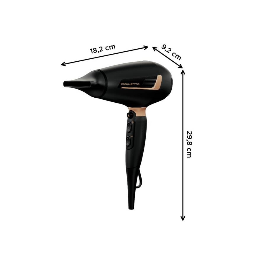 Rowenta - Sèche-cheveux PRO EXPERT 2200W/230V noir