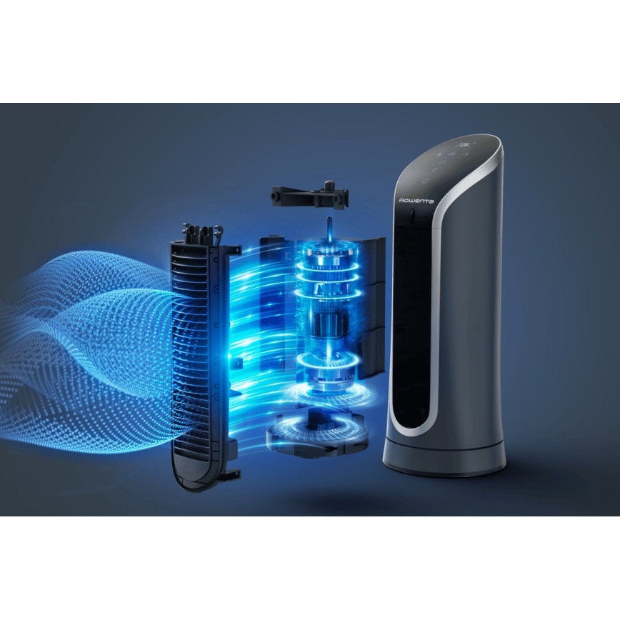 Rowenta - Turmventilator EOLE COMPACT 30W/230V schwarz