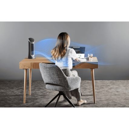 Rowenta - Ventilateur colonne EOLE COMPACT 30W/230V noir
