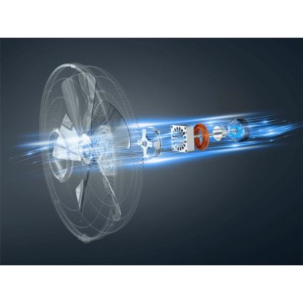 Rowenta - Ventilatore a colonna TURBO SILENCE 55W/230V 147 cm bianco + telecomando