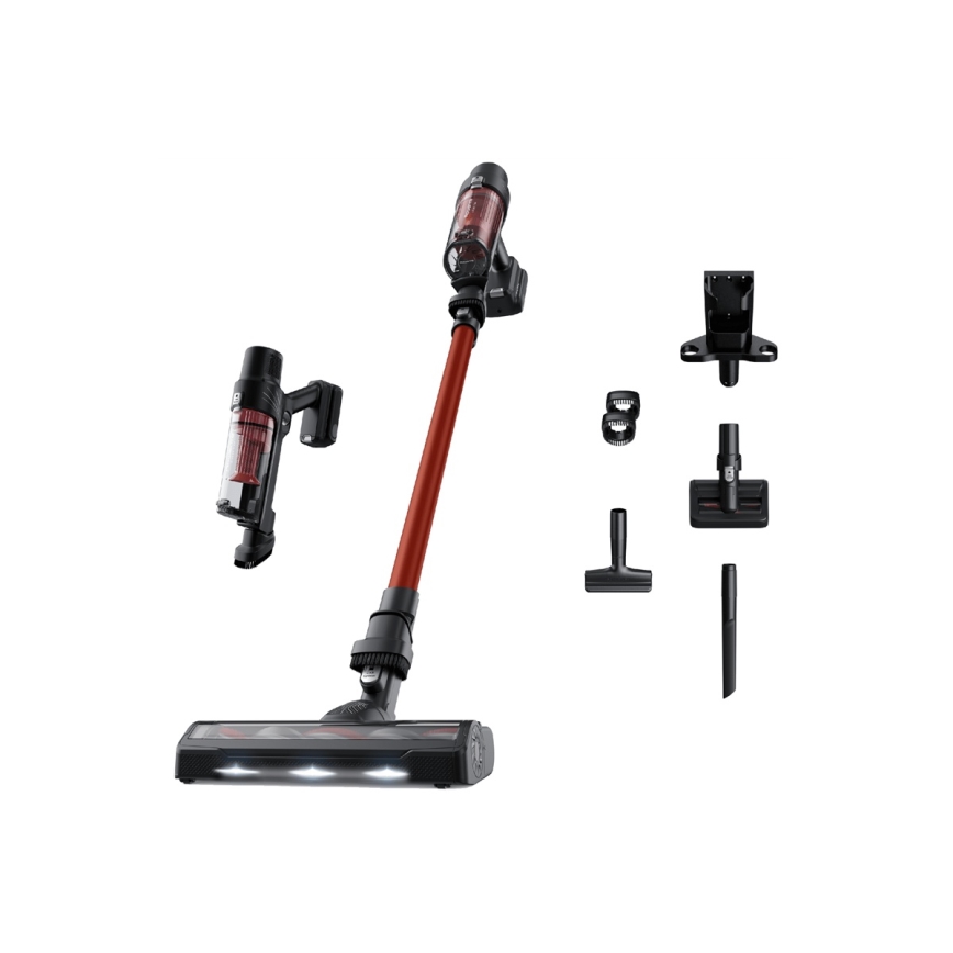 Rowenta - X-PERT ANIMAL Aspirapolvere a bastone 2 in 1 140 W / 18 V, rosso