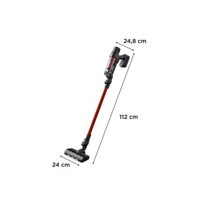 Rowenta - X-PERT ANIMAL Aspirapolvere a bastone 2 in 1 140 W / 18 V, rosso