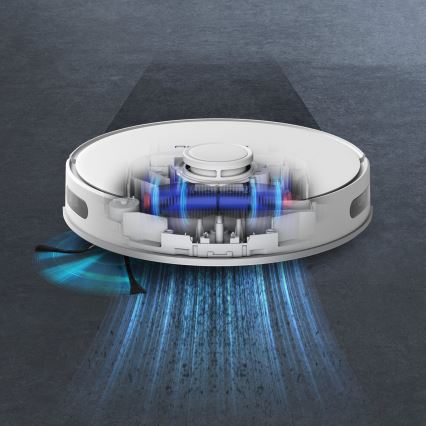 Rowenta - Robot aspirapolvere intelligente con funzione mop X-PLORER S70+ Animal Wi-Fi bianco