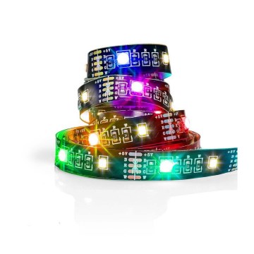 Ruban à intensité variable LED RGB SmartLife 2,4m LED/4W/5V