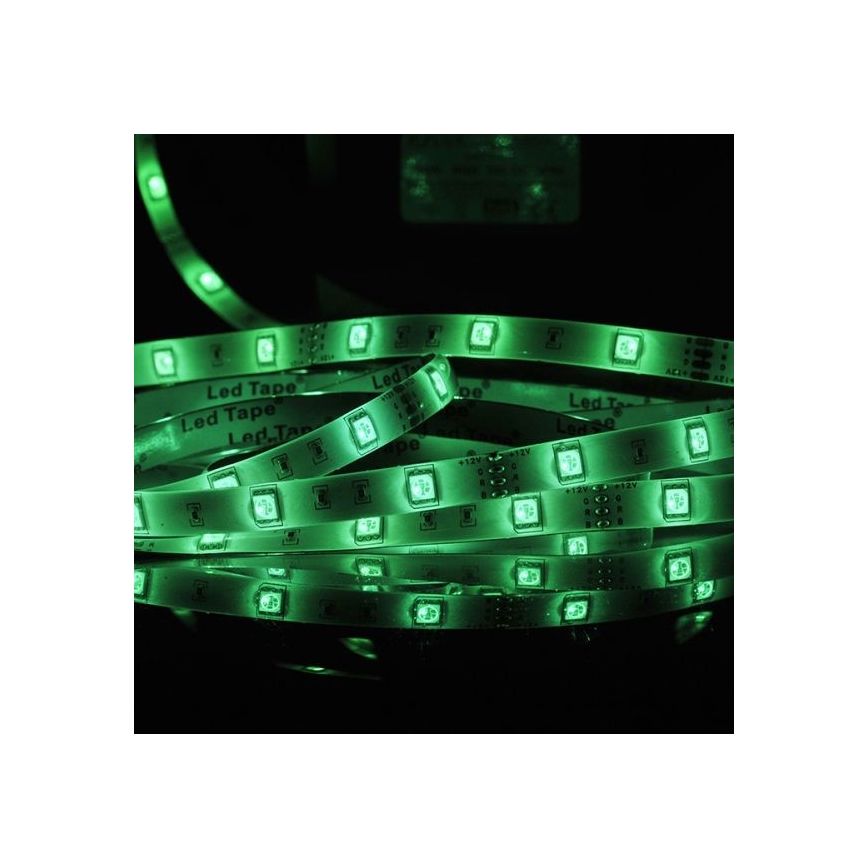 Ruban LED RVB à intensité variable 5m LED/18W/12V IP20 + télécommande