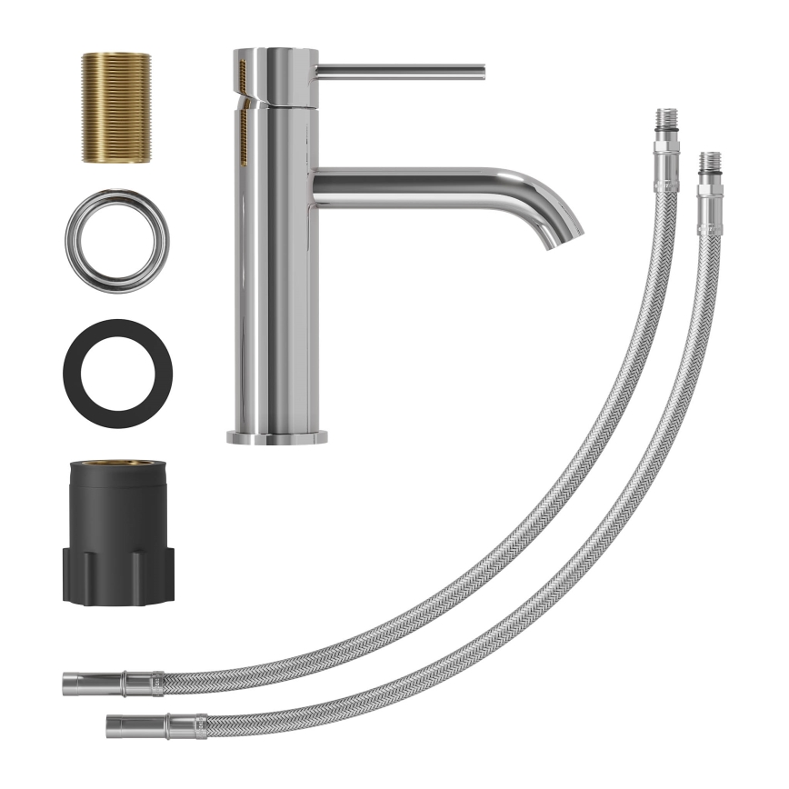 Rubinetto per lavabo SOVANG 18,3 cm cromato lucido