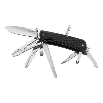 Ruike RULD51 - Multifunktionales Taschenmesser TREKKER 11,4 cm / 17 Funktionen schwarz