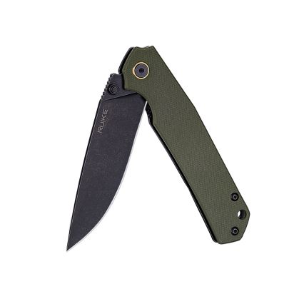 Ruike RUP801G - Coltello tascabile pieghevole 20 cm verde