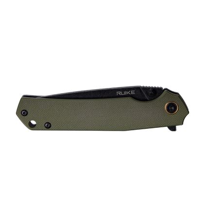 Ruike RUP801G - Coltello tascabile pieghevole 20 cm verde