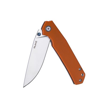 Ruike RUP801J - Coltello tascabile pieghevole 20 cm arancione