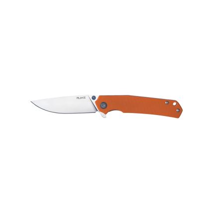 Ruike RUP801J - Coltello tascabile pieghevole 20 cm arancione
