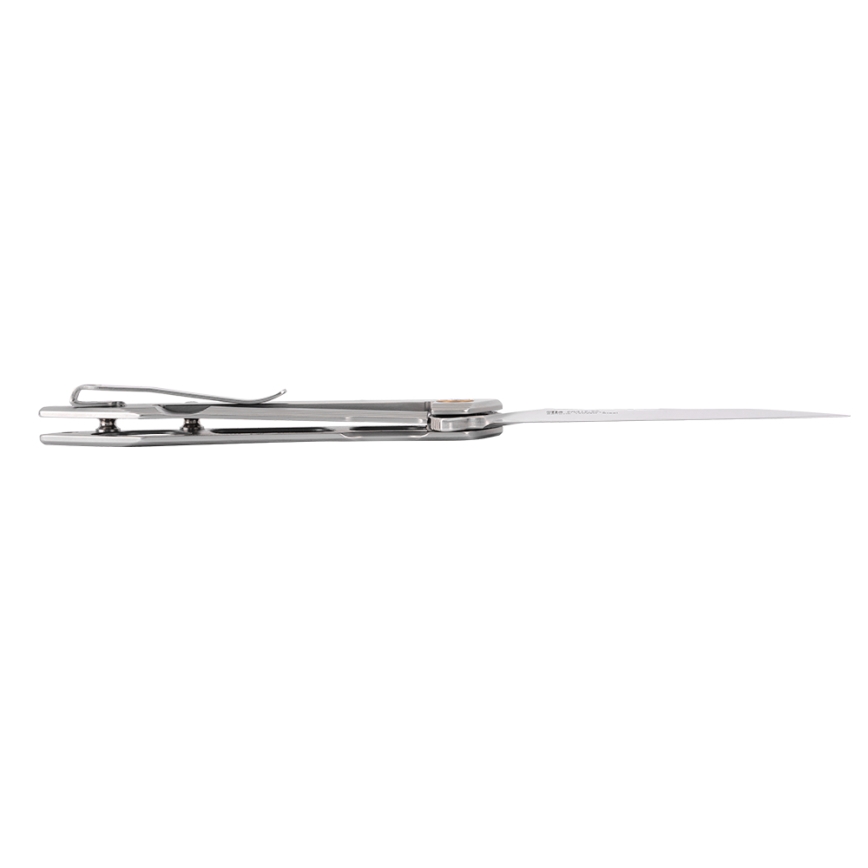 Ruike RUP831SSA - Coltello compatto pieghevole 19,5 cm argento
