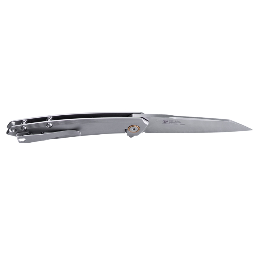 Ruike RUP831SSA - Coltello compatto pieghevole 19,5 cm argento