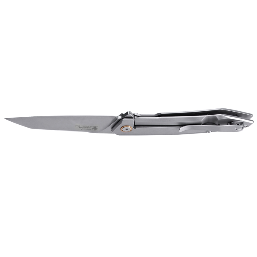 Ruike RUP831SSA - Coltello compatto pieghevole 19,5 cm argento