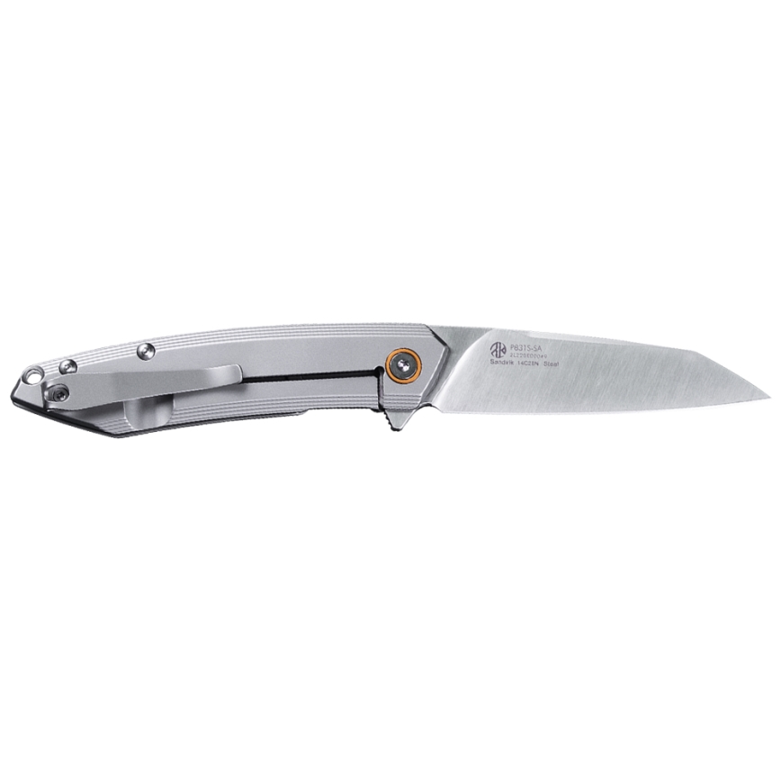 Ruike RUP831SSA - Couteau compact pliable 19,5 cm argent