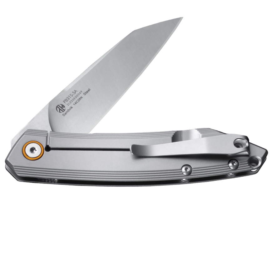 Ruike RUP831SSA - Couteau compact pliable 19,5 cm argent
