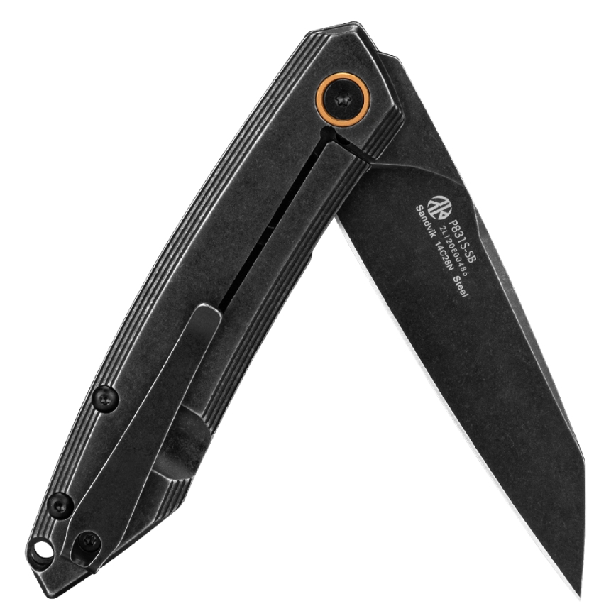 Ruike RUP831SSB - Folding compact Messer 19,5 cm schwarz