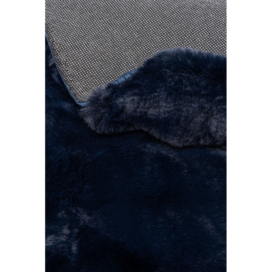 Runder Teppich RABBIT BUBBLE 160 cm blau