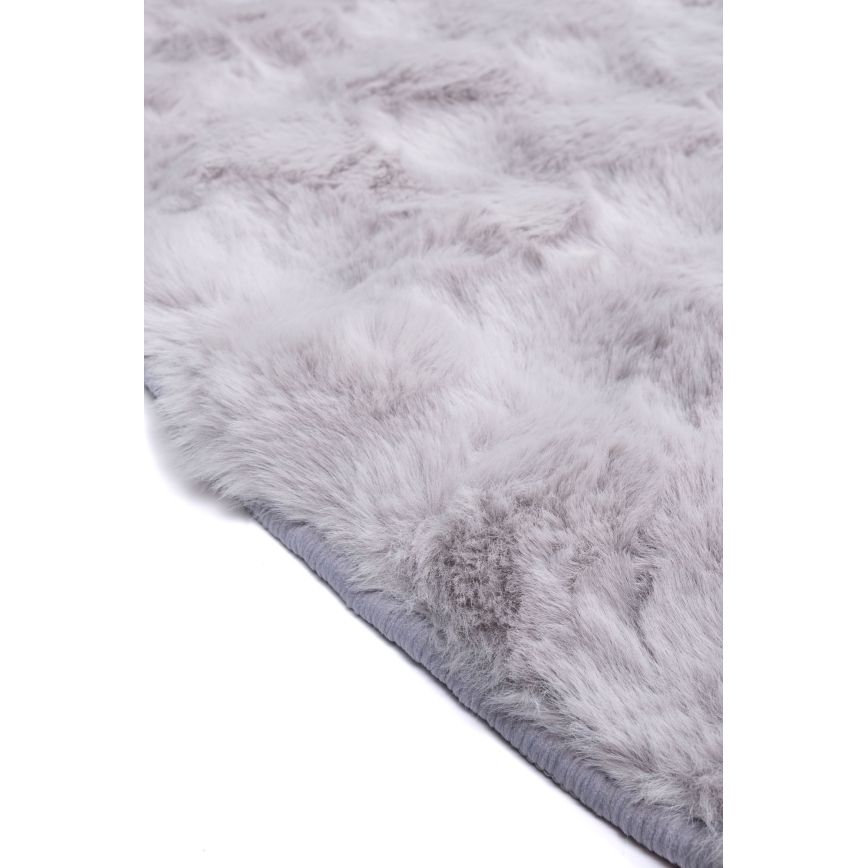 Runder Teppich RABBIT BUBBLE 160 cm grau
