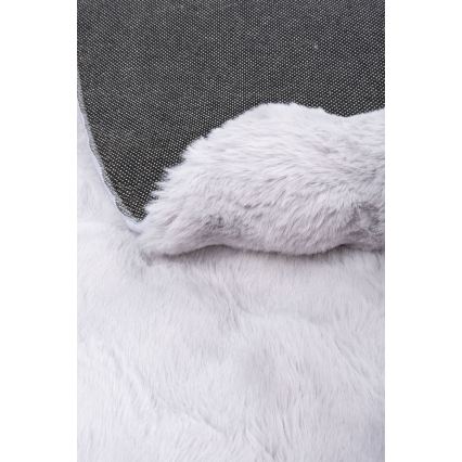 Runder Teppich RABBIT BUBBLE 160 cm grau