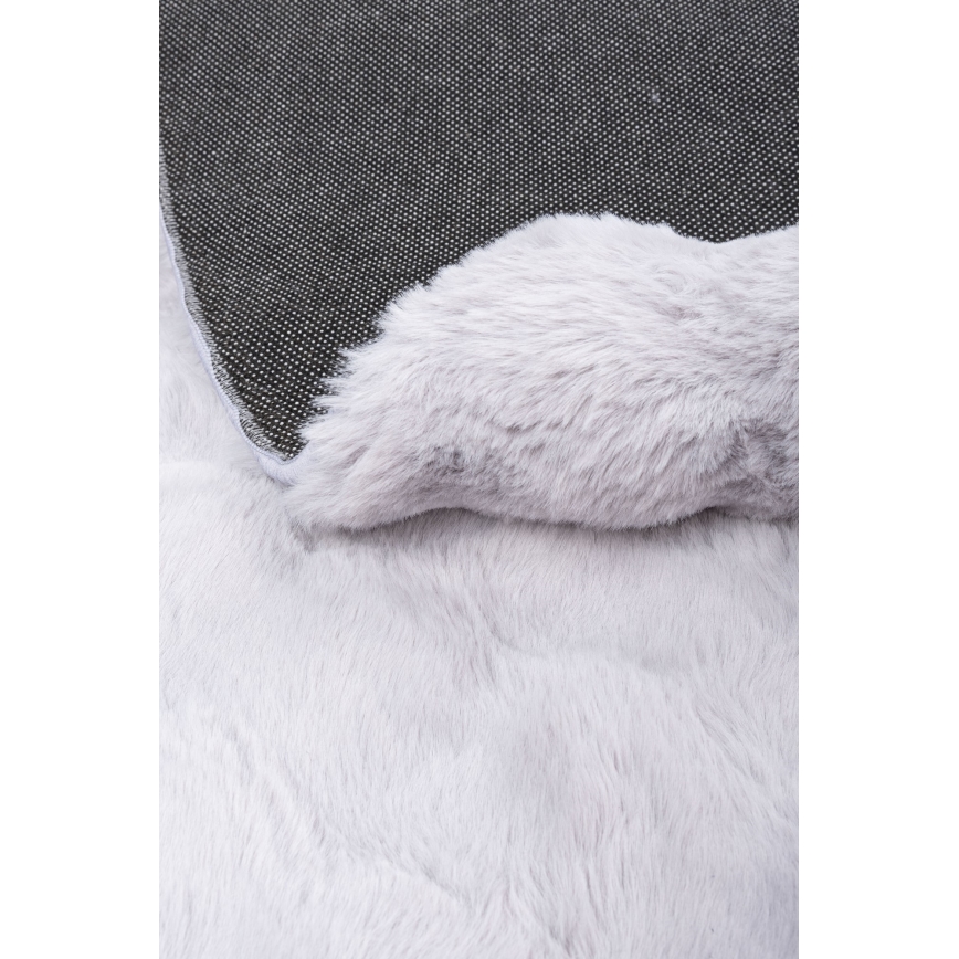 Runder Teppich RABBIT BUBBLE 160 cm grau