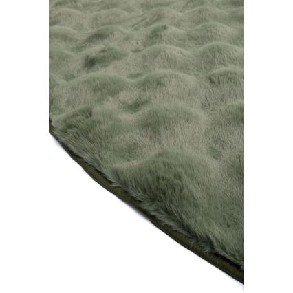 Runder Teppich RABBIT BUBBLE 160 cm grün