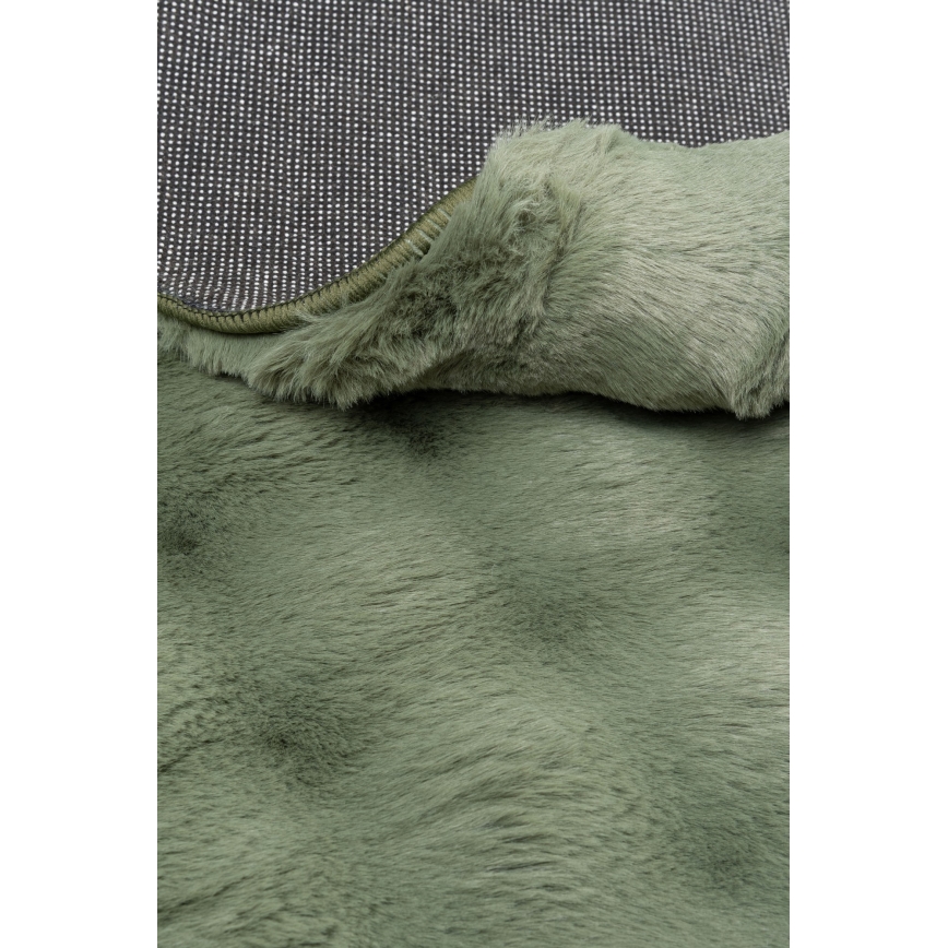 Runder Teppich RABBIT BUBBLE 160 cm grün