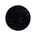Runder Teppich RABBIT BUBBLE 160 cm schwarz