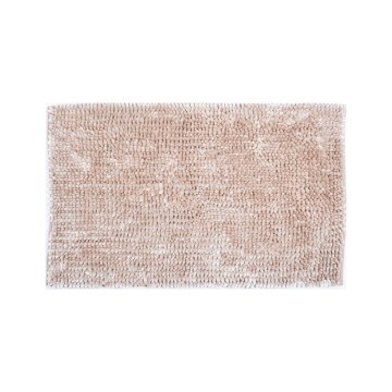 Rutschfeste Chenille-Badematte 50 x 80 cm, beige