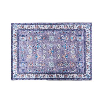 Rutschfester orientalischer Teppich PRINT SHINE 120x170 cm blau