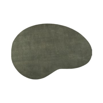 Rutschfester Teppich LOREN 120x170 cm dunkelgrün