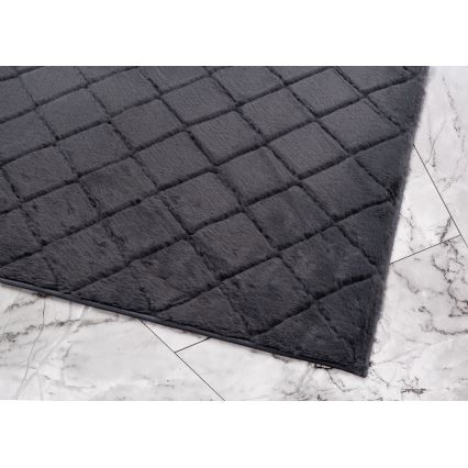 Rutschfester Teppich MODENA NEW 120x160 cm anthrazit