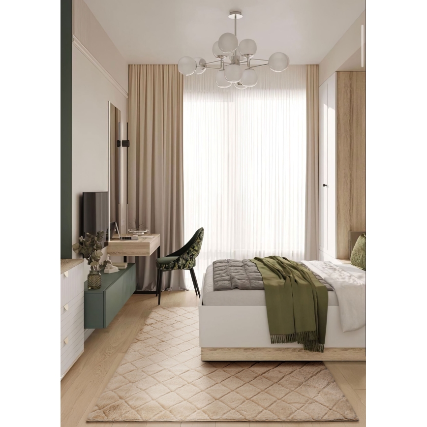 Rutschfester Teppich MODENA NEW 120x160 cm beige
