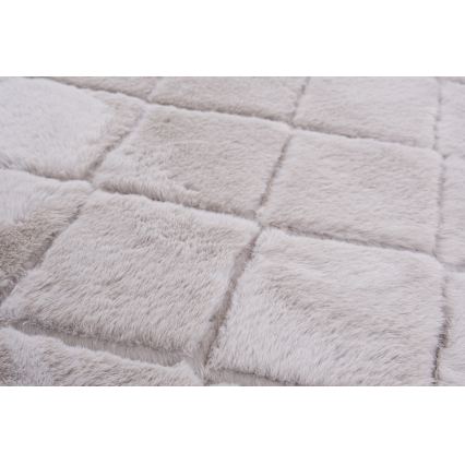 Rutschfester Teppich MODENA NEW 60x100 cm, hellgrau