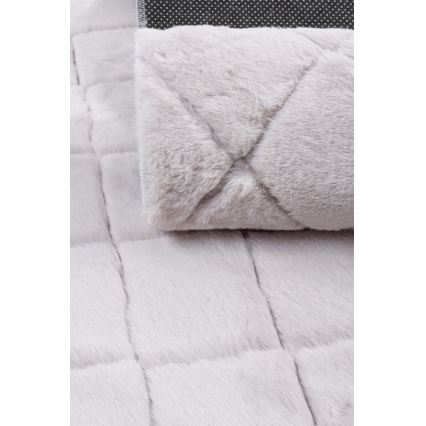 Rutschfester Teppich MODENA NEW 80x140 cm hellgrau