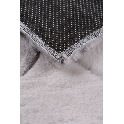 Rutschfester Teppich MODENA NEW 80x140 cm hellgrau