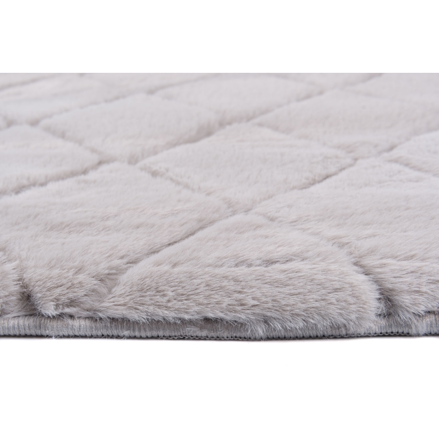 Rutschfester Teppich MODENA NEW 80x140 cm hellgrau