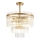 SABRINA Deckenleuchte mit Stange, 7xE14/40W/230V, Gold