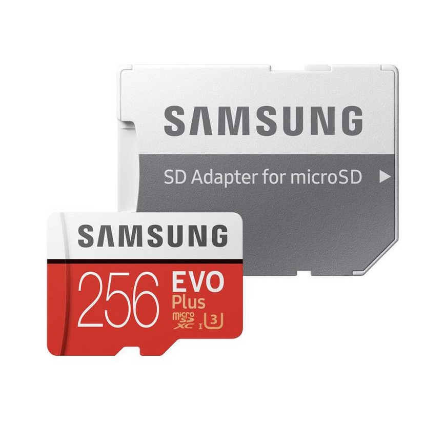 Samsung - MicroSDXC 256GB EVO+ U3 100MB/s + adattatore SD