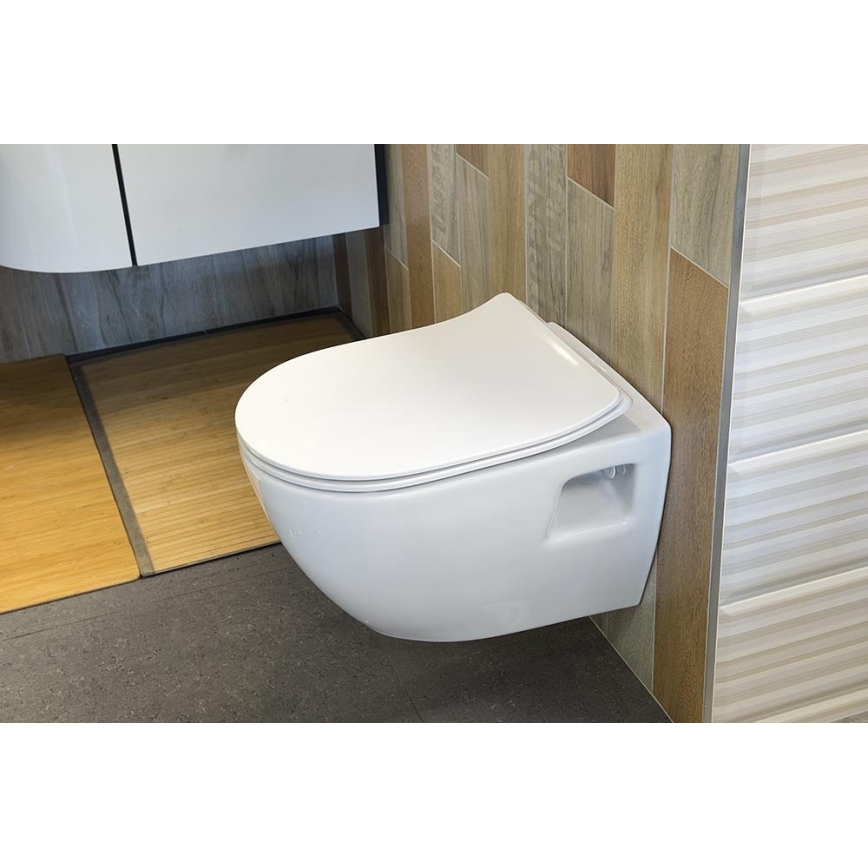 Sapho - Abattant de toilettes SoftClose EDITA blanc