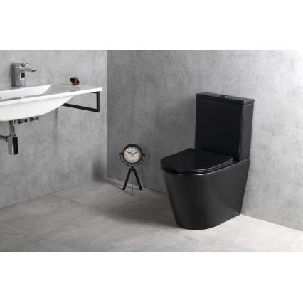 Sapho - Abattant de WC SoftClose PACO noir