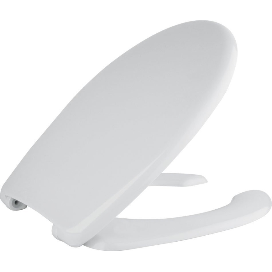 Sapho - Abattant WC pour personnes à mobilité réduite blanc/duroplast