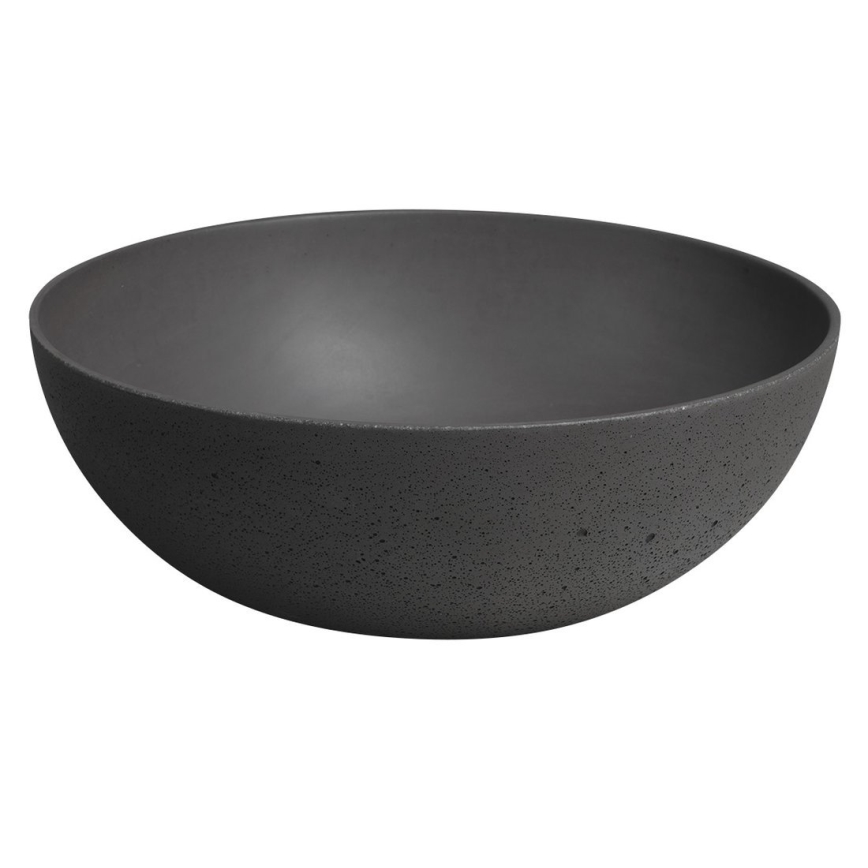 Sapho - Aufsatz-Waschbecken FORMIGO Ø 39 cm Beton/Anthrazit