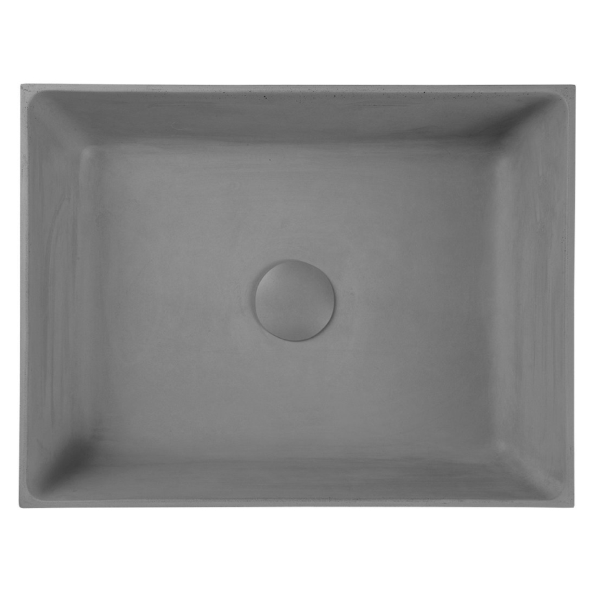 Sapho - Aufsatzwaschbecken FORMIGO 47,5x36,5 cm Beton/Grau